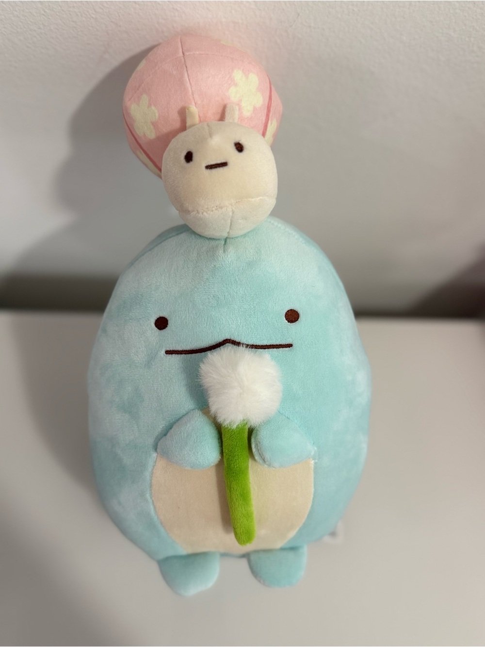 BNWT San-X Sumikko Gurashi Plush with Dandelion and Snail - Round1 Exclusive